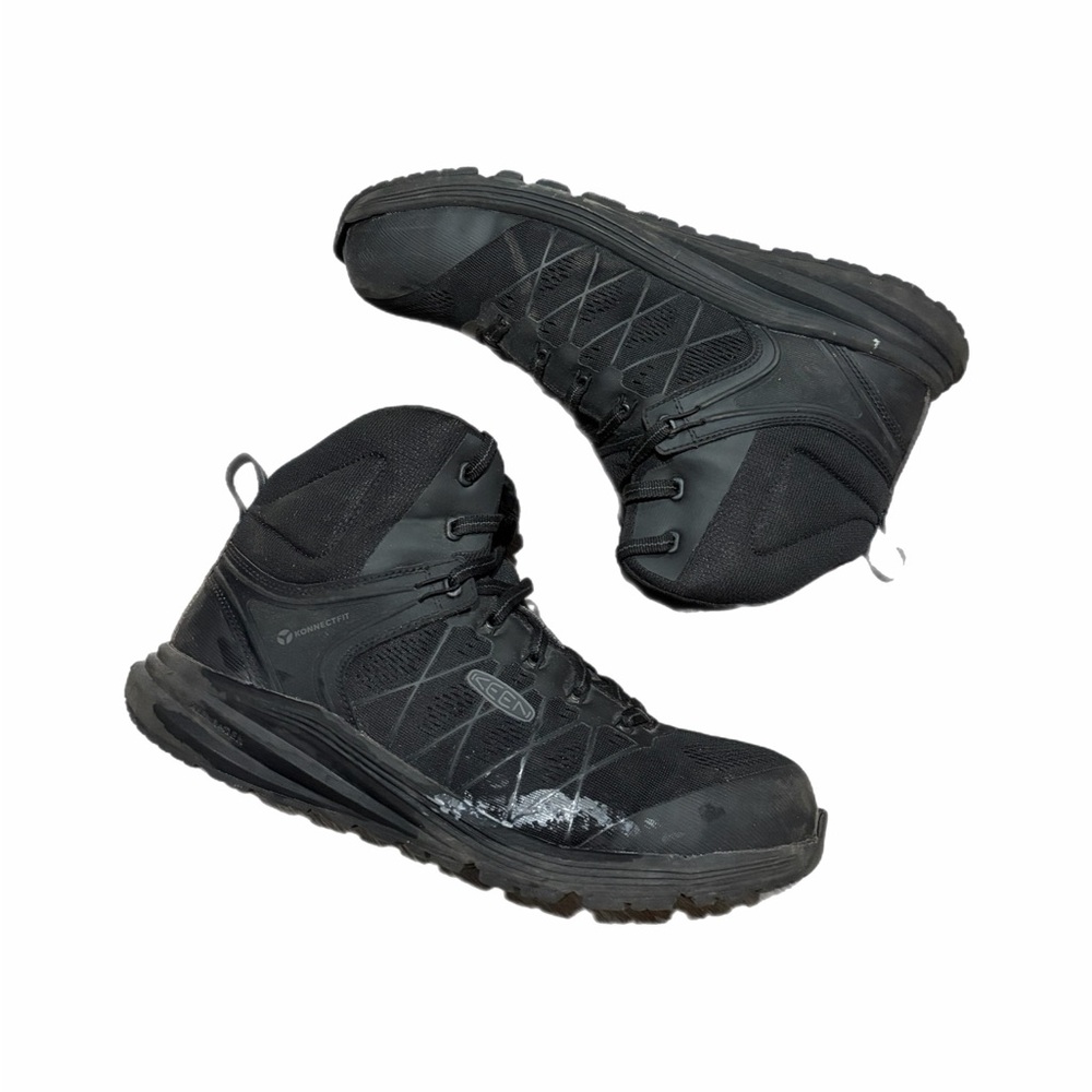 Keen Utility Boots Mens Size 13EE Black MET Work Combat ASTM EH Slip Resistant